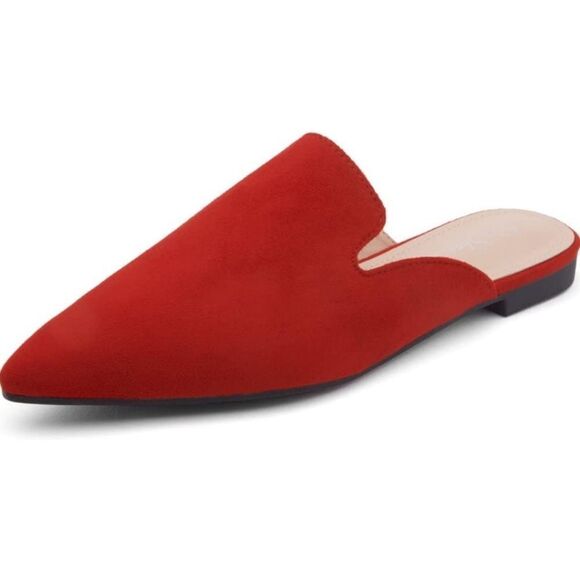 BRAND NEW SHOE LAND CALLY MULES CLOSED POINTED TOE BACKLESS SLIP-ON SLI… - Picture 9 of 15